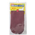 履き口ゆるーいくつ下（すべり止めなし） ローズ （22-24cm） 9091