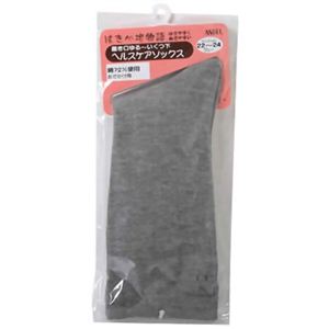 履き口ゆるーいくつ下 ヘルスケアソックス グレー （22-24cm） 9095