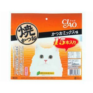 チャオ 焼かつお かつおミックス味 15本入