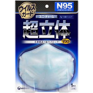 超立体マスク ウイルスガードN95 1枚入