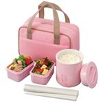 タイガー まほうびん弁当箱（ご飯容量：1.2杯） レディース仕様 LWY-F024-PN（ナチュラルピンク）