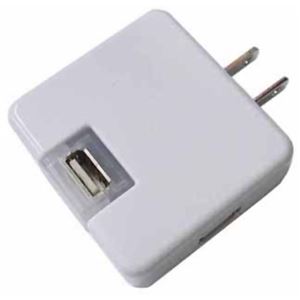 ミヨシ USB（2ポート） to ACアダプタ ホワイト IPA-01／WH