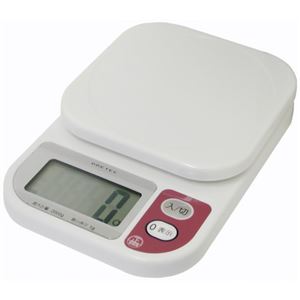 ドリテック コンパクトスケール 2kg ホワイト KS-208WT