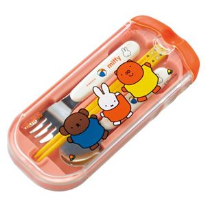 サーモス ランチトリオセット ミッフィー スプーン・フォーク・ハシ レッド CPD-165B R
