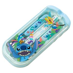 サーモス ランチトリオセット ディズニー スティッチ スプーン・フォーク・ハシ ライトブルー CPD-165DS LB