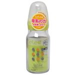 テテオ 哺乳びん 耐熱ガラス製 100ml グリーン