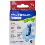 キヤノン用 リサイクルインクカートリッジ フォトシアン BCI-6PC互換 JIT-C06PC