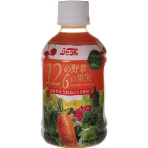 12の果実6の野菜 280ml×24本