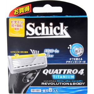 シック クアトロ4 チタニウム レボリューション 替刃8コ入