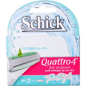シック クアトロ4 フォーウーマン トリムスタイル 替刃2コ入