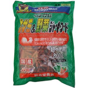 ヘルシーエクセル ササミ野菜ジャーキーフード 800g