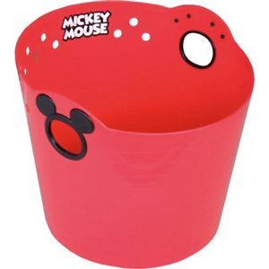 ミッキーマウス やわらかバケツ R36 レッド 24L