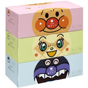 ネピア アンパンマン 鼻セレブティシュ 180組×3個パック