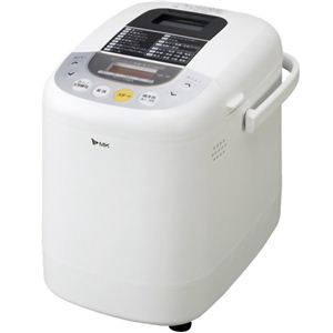 エムケー ホームベーカリー（1斤タイプ） ふっくらパン屋さん 米粉パン対応 HBK-100 ホワイト