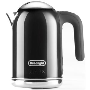 デロンギ 電気式コードレスケトル（1.0L） ペッパーコーン（ブラック） SJM020J-BK