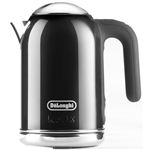 デロンギ 電気式コードレスケトル（1.0L） ペッパーコーン（ブラック） SJM020J-BK