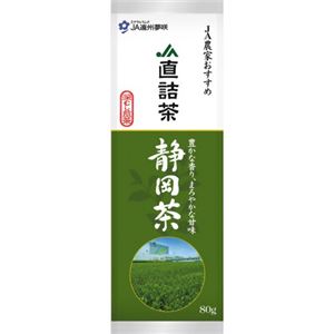 （まとめ買い）JA直詰茶 静岡茶 80g(深蒸し茶)×6セット