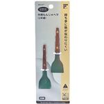 アイディール 木柄もんじゃヘラ 2本組 AR-077
