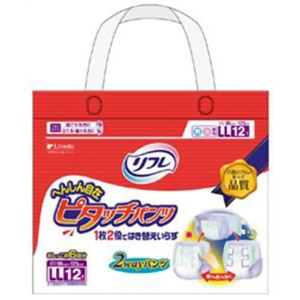 リフレ へんしん自在 ピタッチパンツ LLサイズ 6回吸収 12枚入