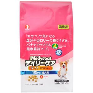 メディコート デイリーケア ライト 1歳-6歳まで 成犬用 2.7kg（450g×6袋）