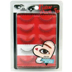 NOYL beauty つけまつ毛 クロスナチュラル5P （ケース付） Nye-502
