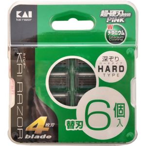 カイレザー 4枚刃 替刃 6個入