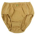 オーガニックコットンレディスショーツ 茶 L
