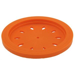 和平フレイズ スキッとシリコーン 排水口カバー 15cm オレンジ SR-4856