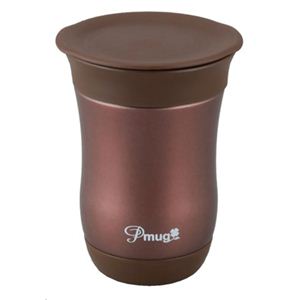 和平フレイズ ピー・マグ 240ml ブラウン PR-4789