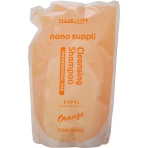 ヘアオペ ナノサプリ クレンジングシャンプー オレンジ つめかえ用 800ml