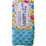 シャリシャリドロップ ボディタオル ブルー