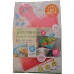 キッチンガーデン たためる水切り三角ポット 大 ピンク