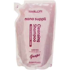 ヘアオペ ナノサプリ クレンジングシャンプー グレープ つめかえ用 800ml