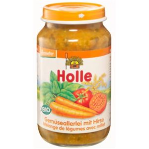 欧州有機認定スイス・ブランド・ミックスベジタブル離乳食 粟入り（8ヶ月から） 220g