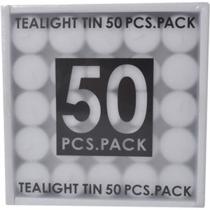 カメヤマ ティーライトティン 50個入