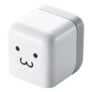 エレコム iPod／iPhone用CUBE型AC充電器 フェイス AVA-ACU01F1