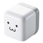 エレコム iPod／iPhone用CUBE型AC充電器 フェイス AVA-ACU01F1