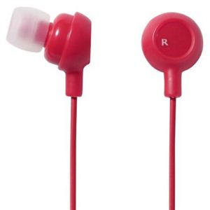 エレコム カナルタイプヘッドホン IN10シリーズ レッド EHP-IN10RD