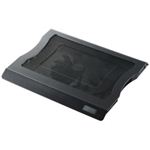 エレコム ノートパソコン用冷却台 冷え冷えクーラー 15.4-17インチW対応 大型ファン SX-CL10LBK