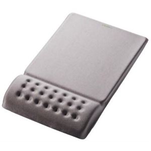 エレコム リストレスト付マウスパッド COMFY グレー MP-095GY