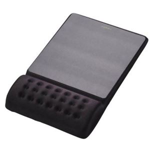 エレコム リストレスト付マウスパッド COMFY ブラック MP-096BK