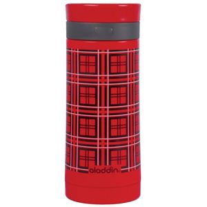 aladdin レッドチェック ステンレスタンブラー 0.3L