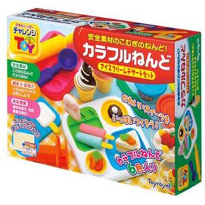 チャレンジTOY カラフルねんど アイスクリームデザートセット