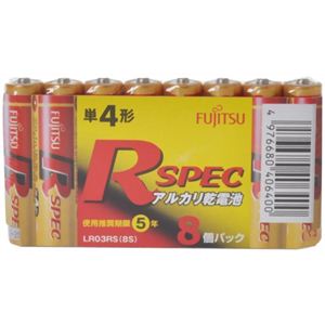 FUJITSU Rスペック アルカリ乾電池 単4形 8個パック