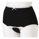 犬印 産褥ショーツ C1019R ブラック M-L