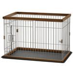 リッチェル 木製レギュラーサークル M ブラウン