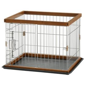 リッチェル 木製レギュラーサークル S ブラウン