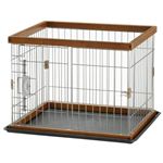 リッチェル 木製レギュラーサークル S ブラウン