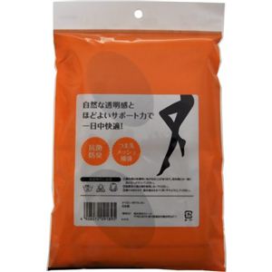 セシール パンティストッキング ミディアムサポートタイプ 4足組 ブラック M-L