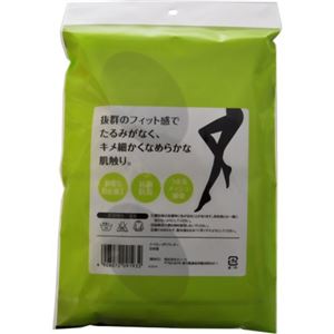 セシール パンティストッキング ゾッキタイプ 4足組 ブラック M-L